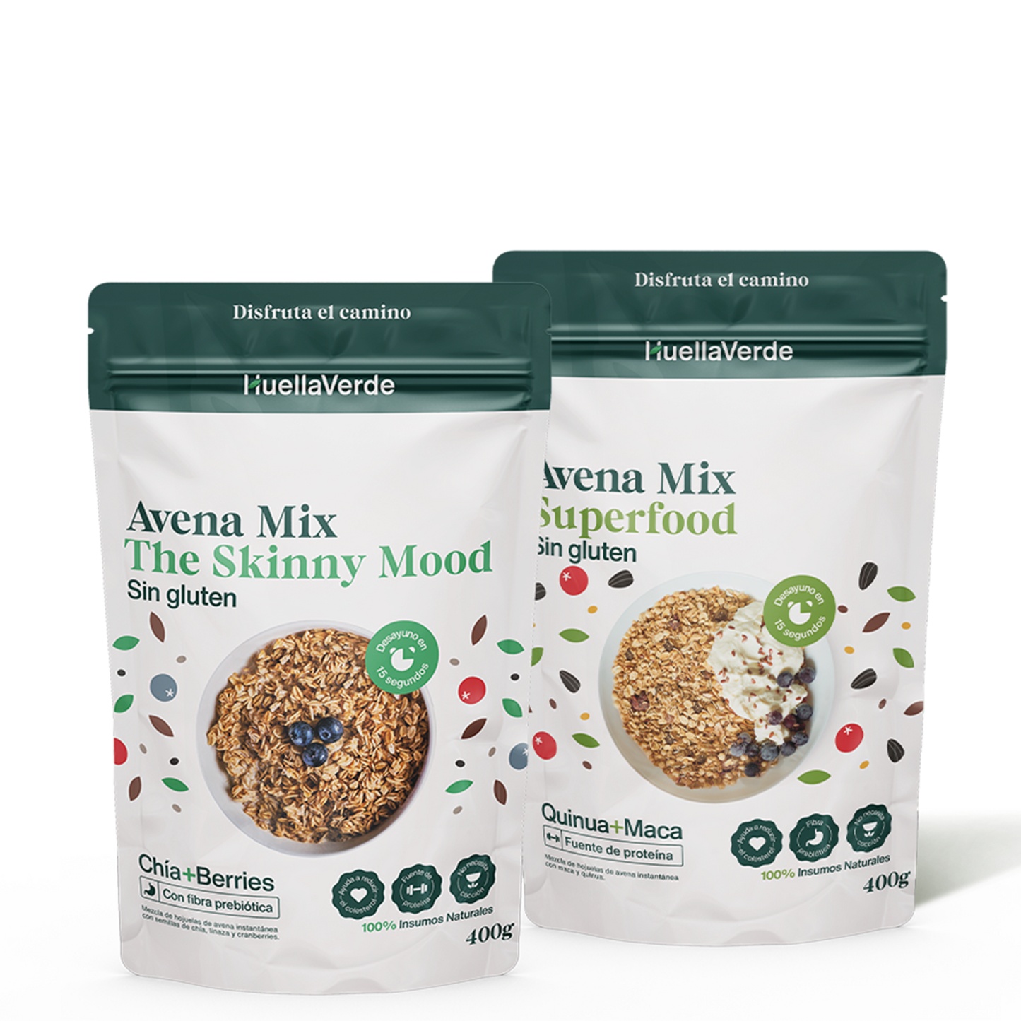 Pack 02 Avenas Mix de 400gr