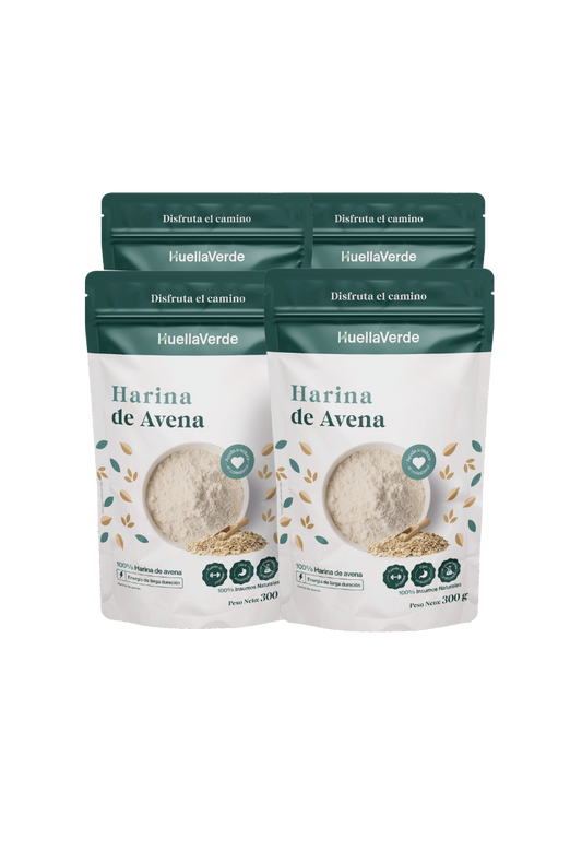 Super pack harinas de avena: 4 de 300 gr