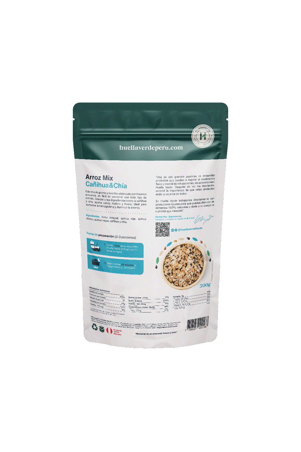 Arroz Mix Cañihua y Chía 500 gr