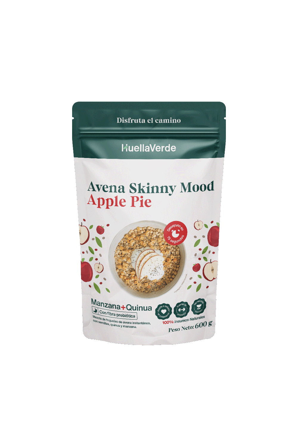 Avena Skinny Mood Apple Pie 600gr