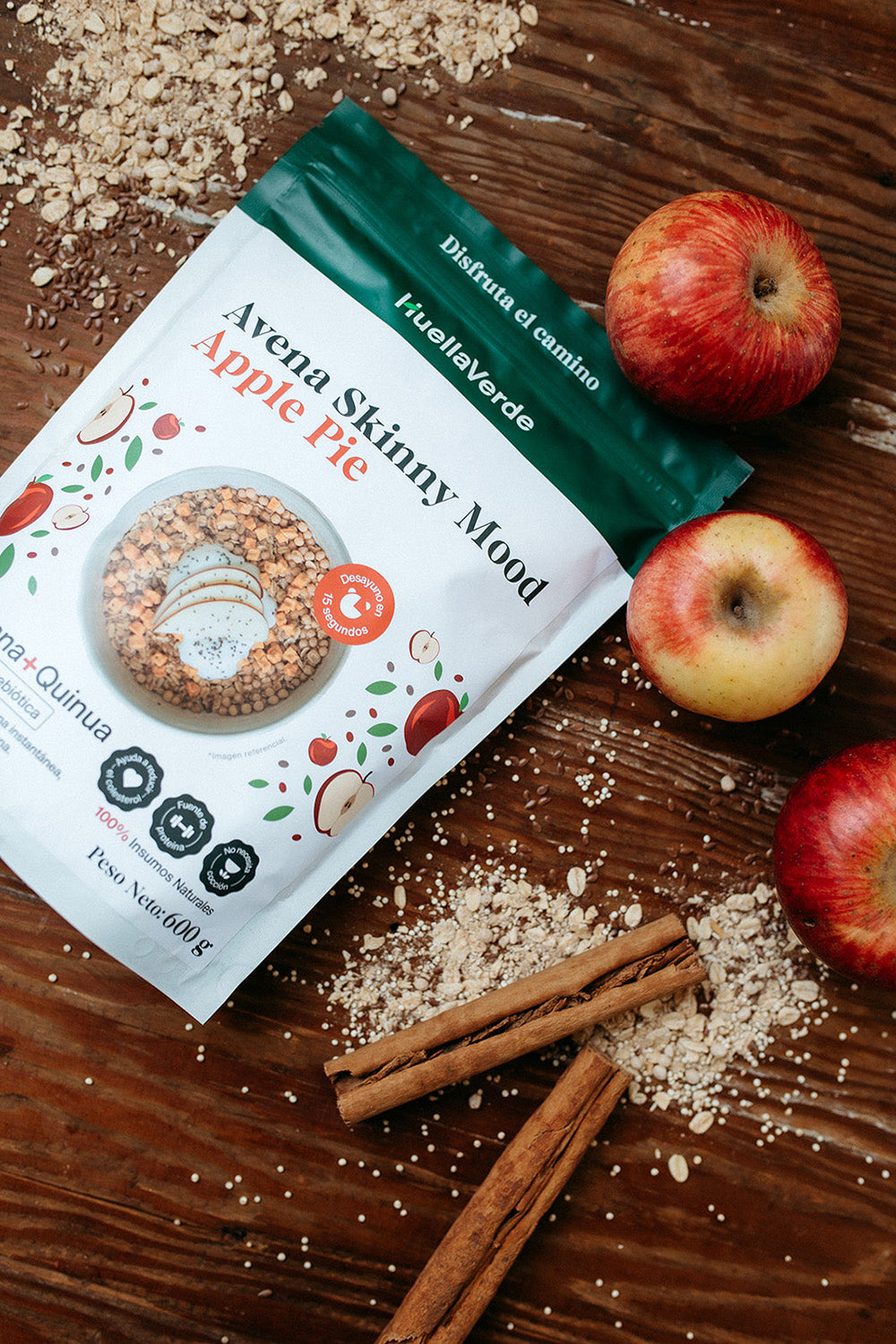 Avena Skinny Mood Apple Pie 600gr