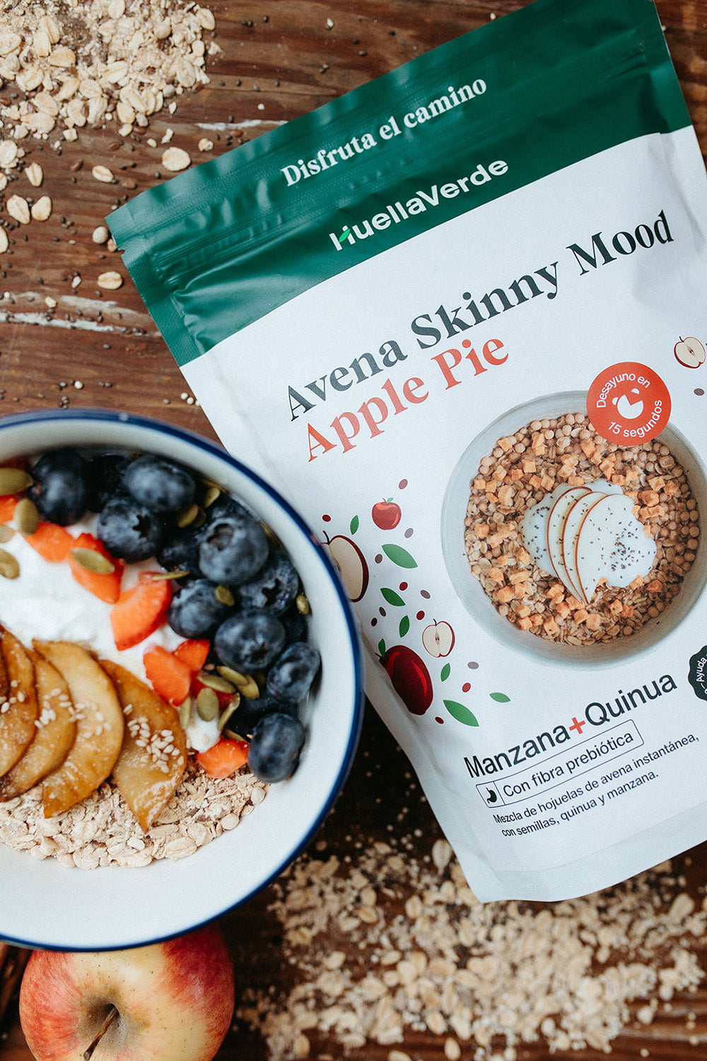 Avena Skinny Mood Apple Pie 400gr