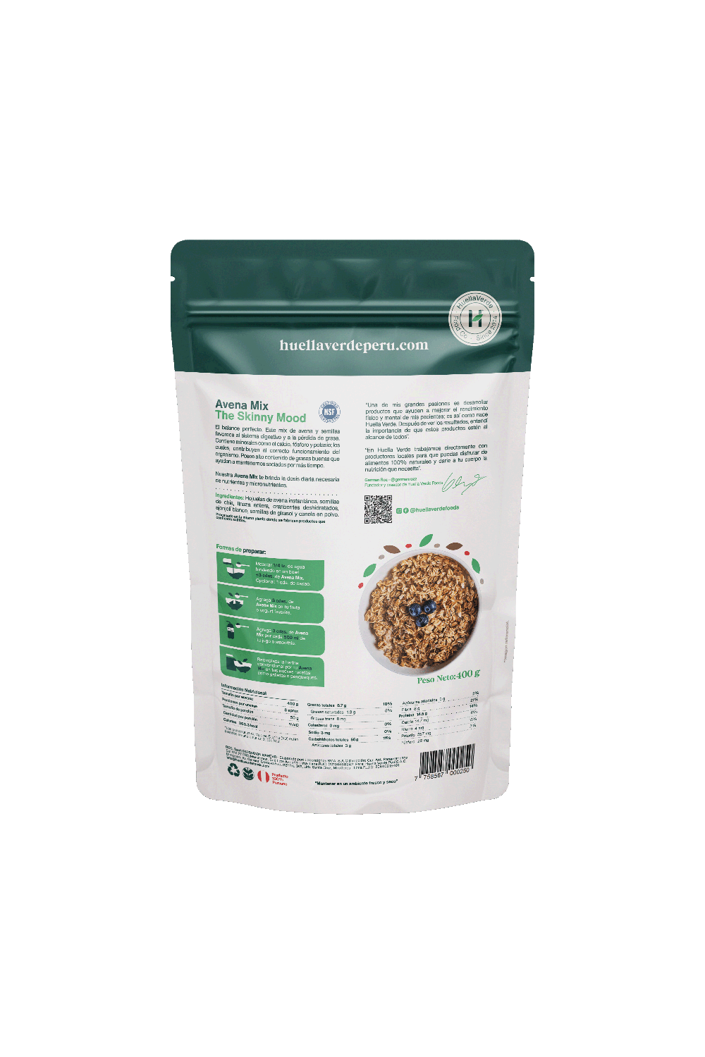 Avena Mix The Skinny Mood 400 gr