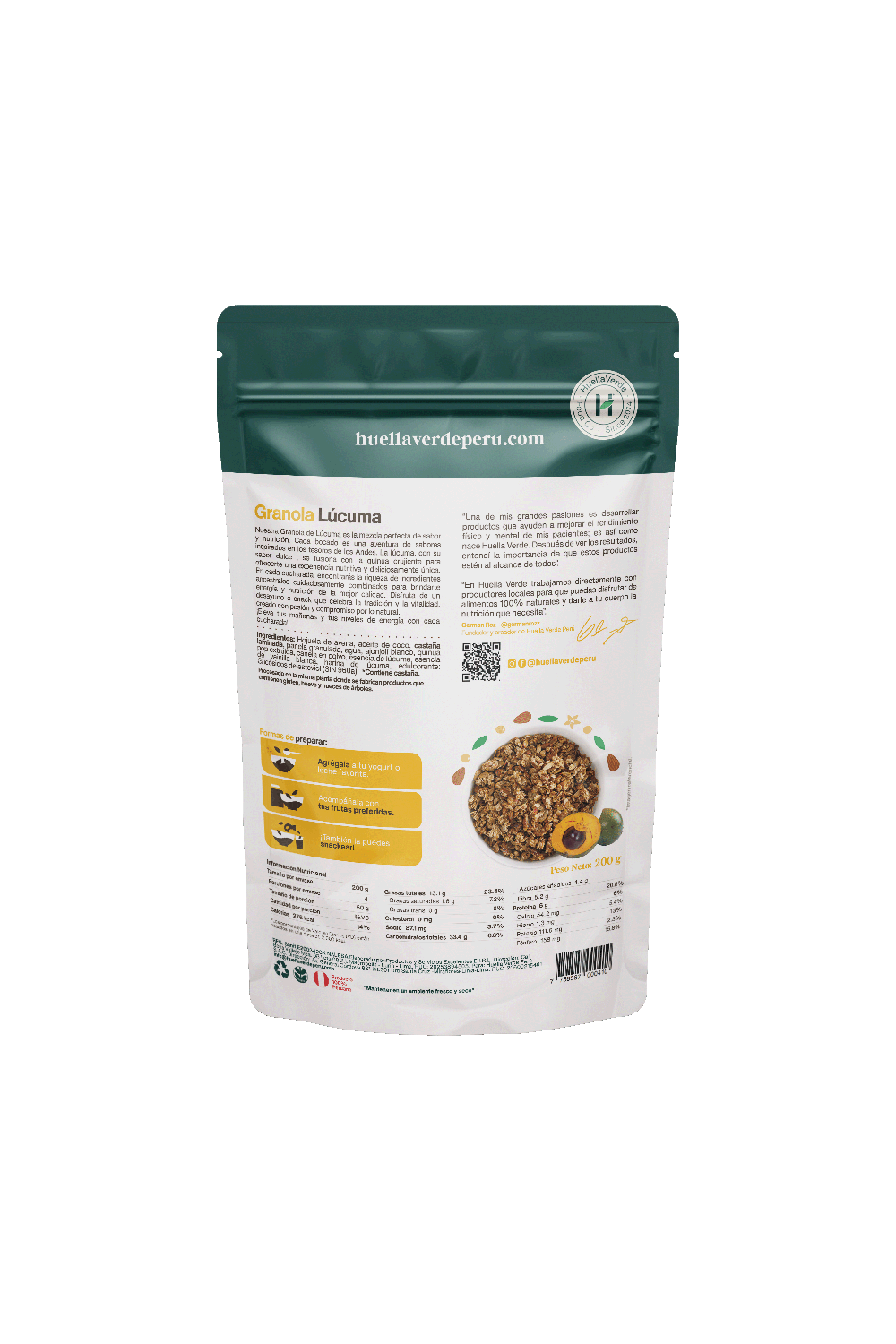 Granola de Lúcuma 200gr