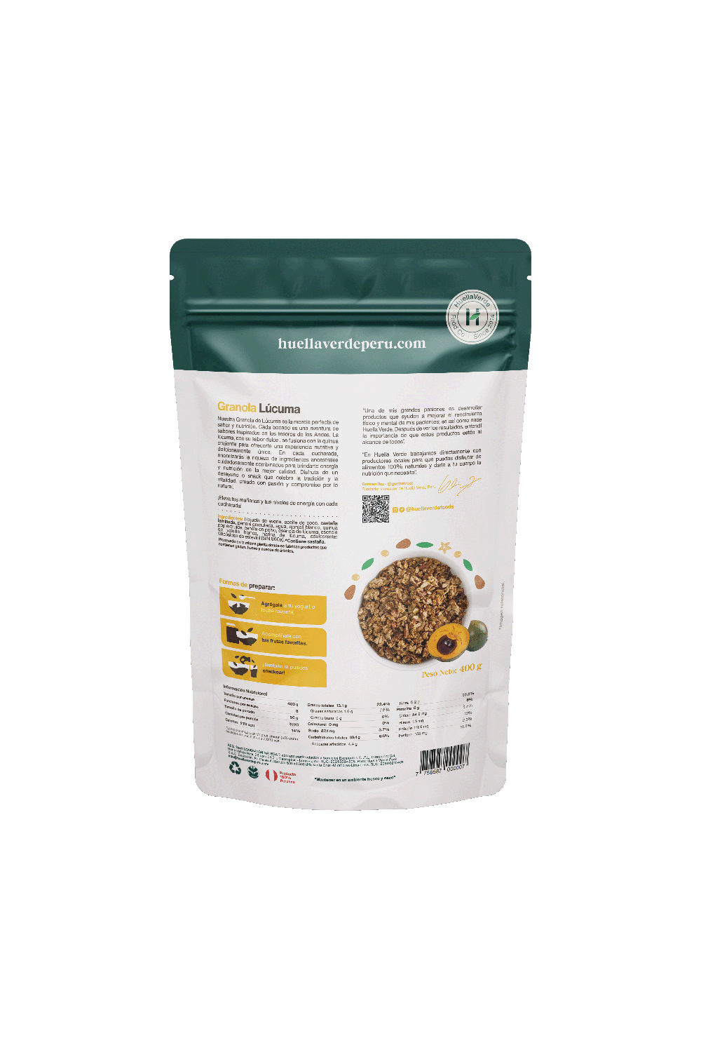 Granola de Lúcuma 400gr