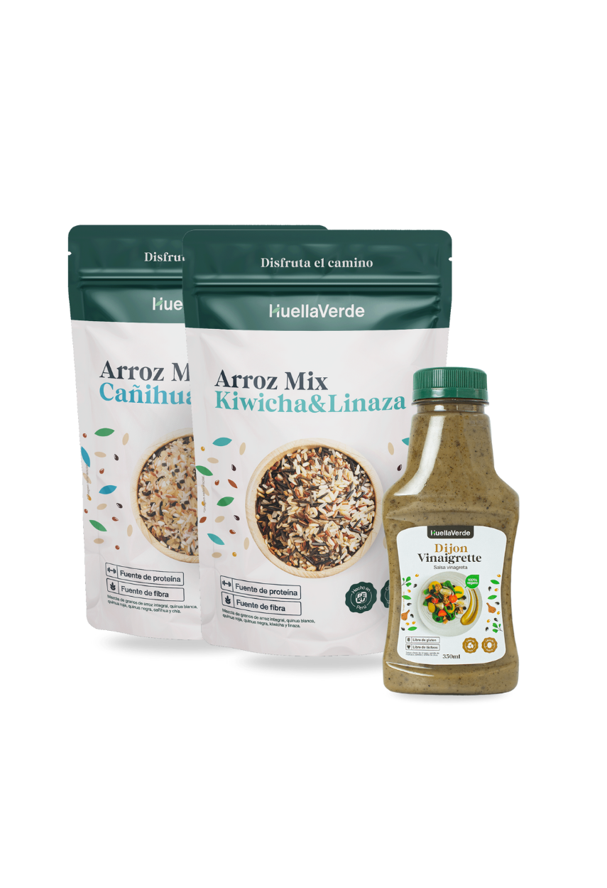 Pack Almuerzo: 2 Arroz Mix + 1 Salsa