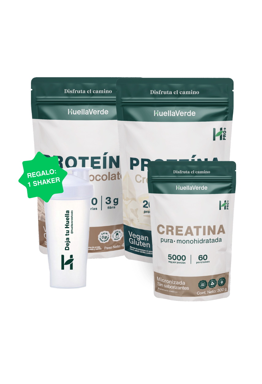 Pack Power: 2 Proteínas + 1 Creatina + 1 Shaker de Regalo