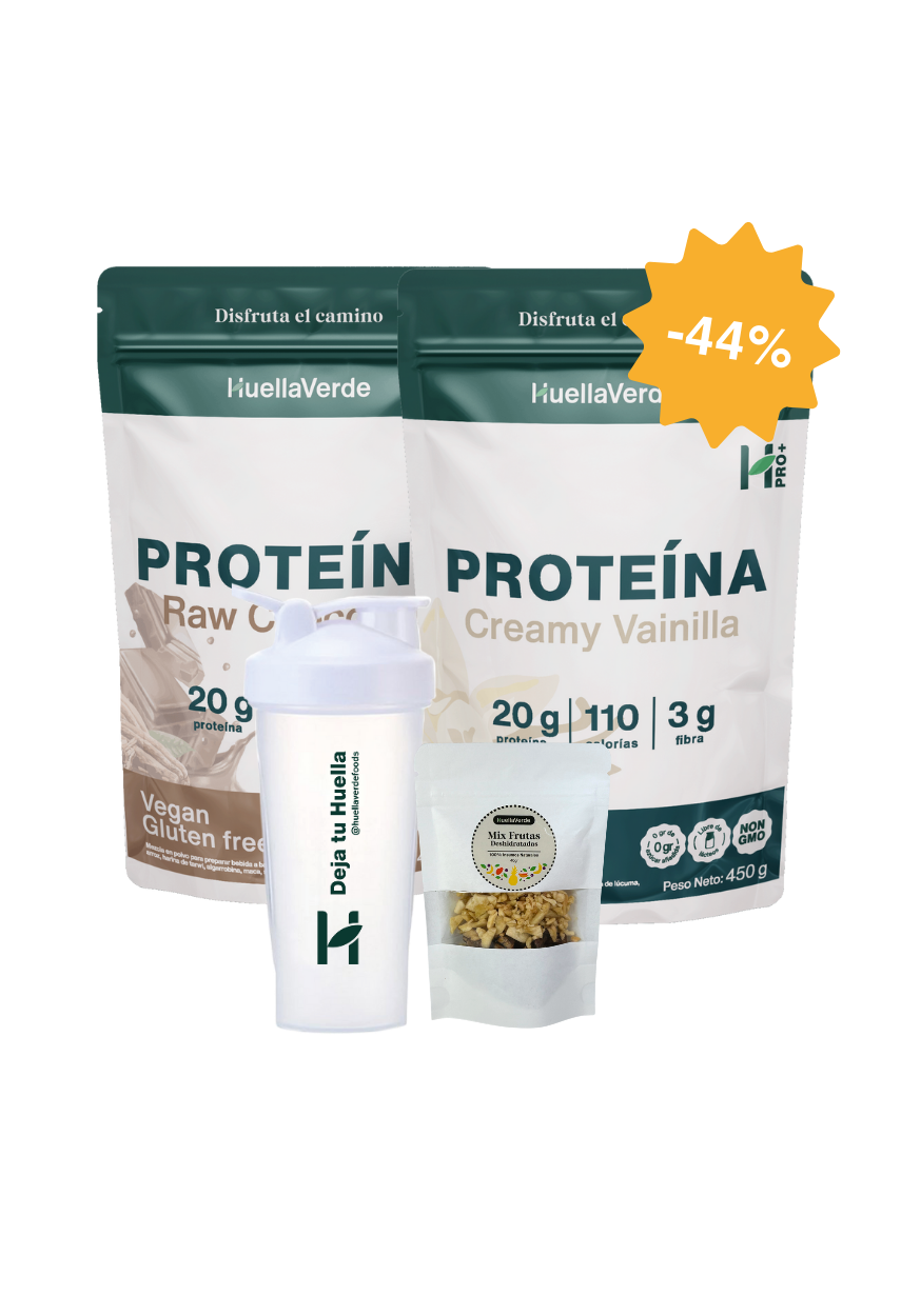 Pack Fitness: 02 Proteínas + Shaker + snack