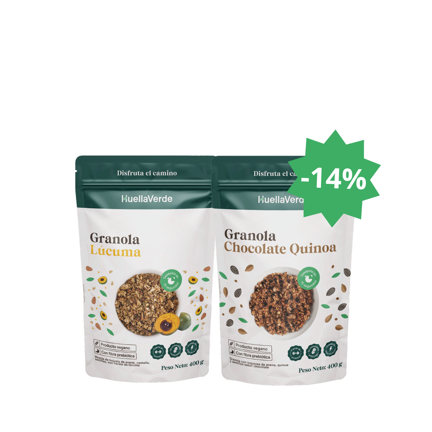 Pack Granolas 400 gr