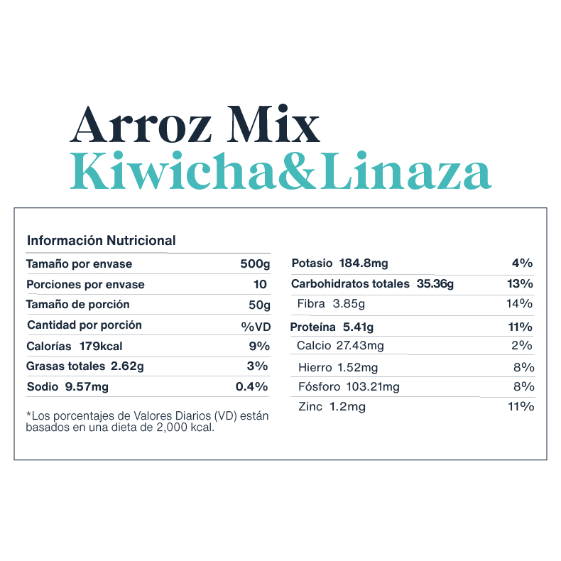 Arroz Mix Kiwicha y Linaza 500 gr