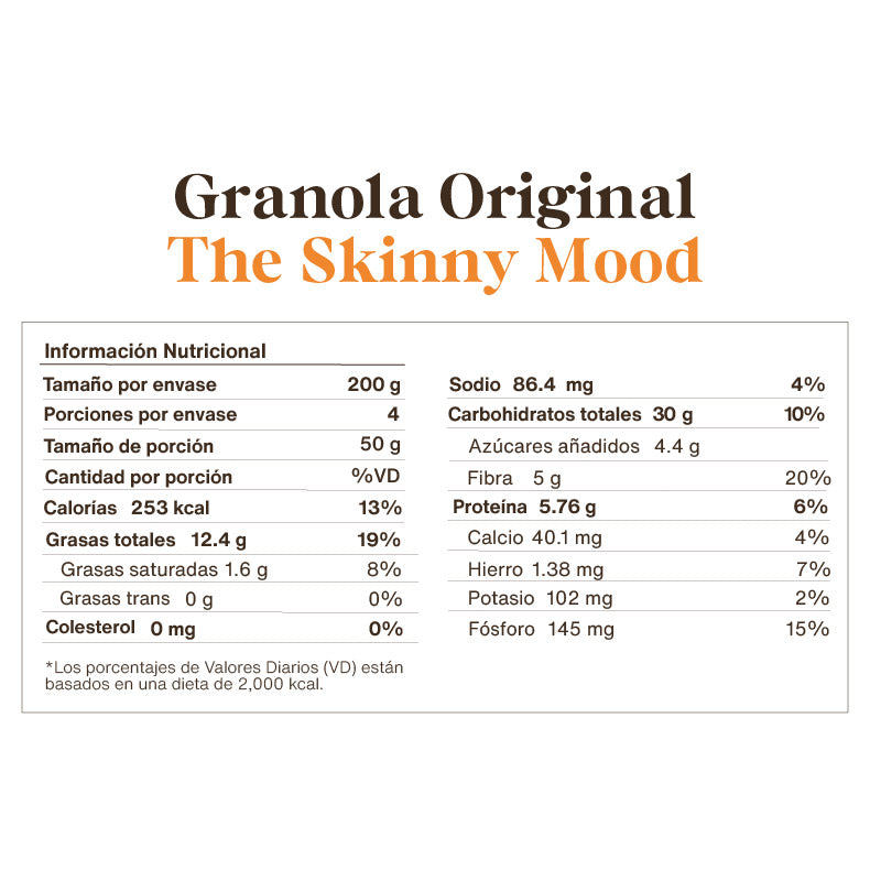 Granola Original Skinny Mood 200gr