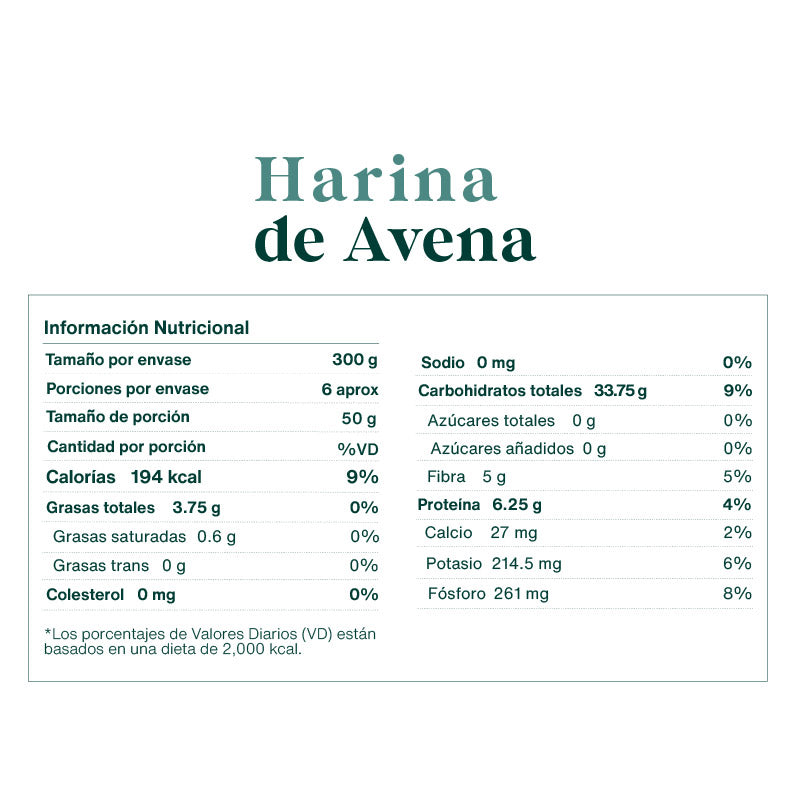 Harina de avena 300gr