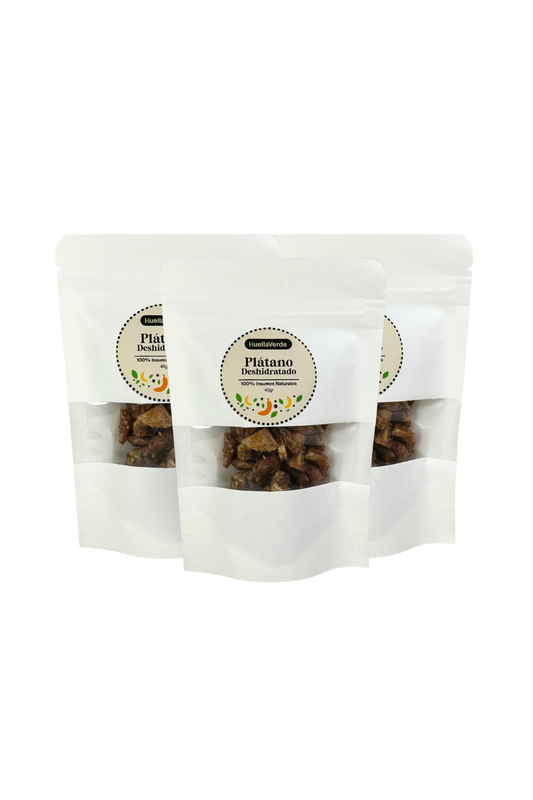TriPack: Plátano Deshidratado 40gr (3und)