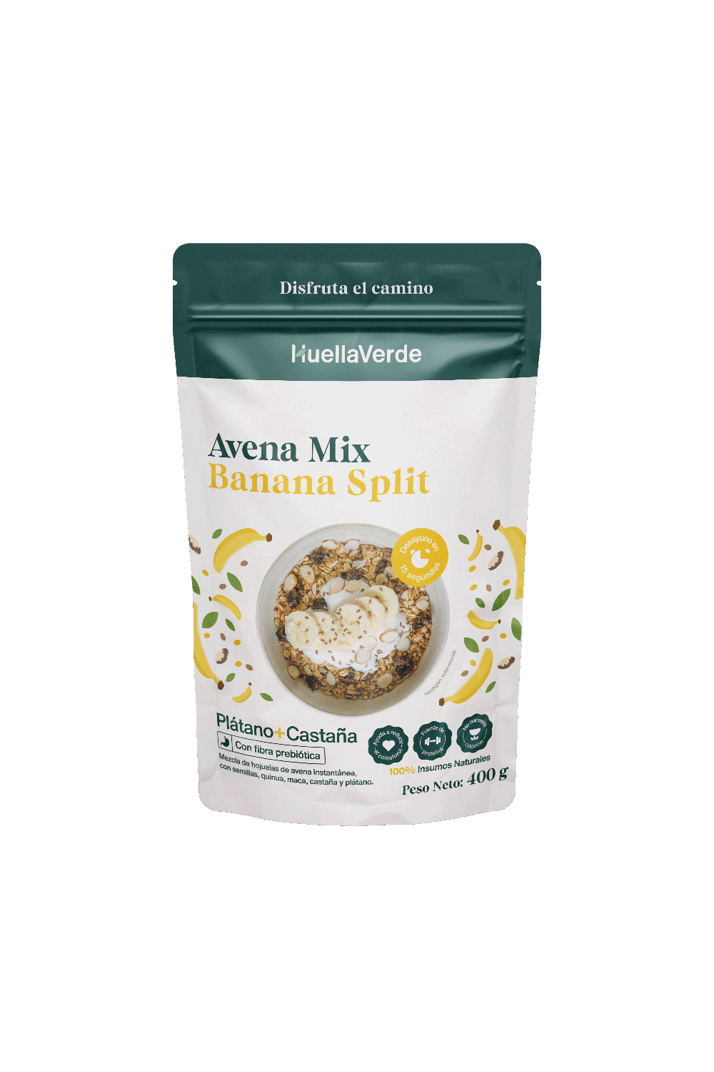 Avena Mix Banana Split 400gr