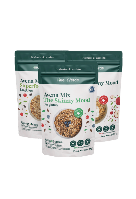 Tripack Avenas: 3 avenas de 600 gr