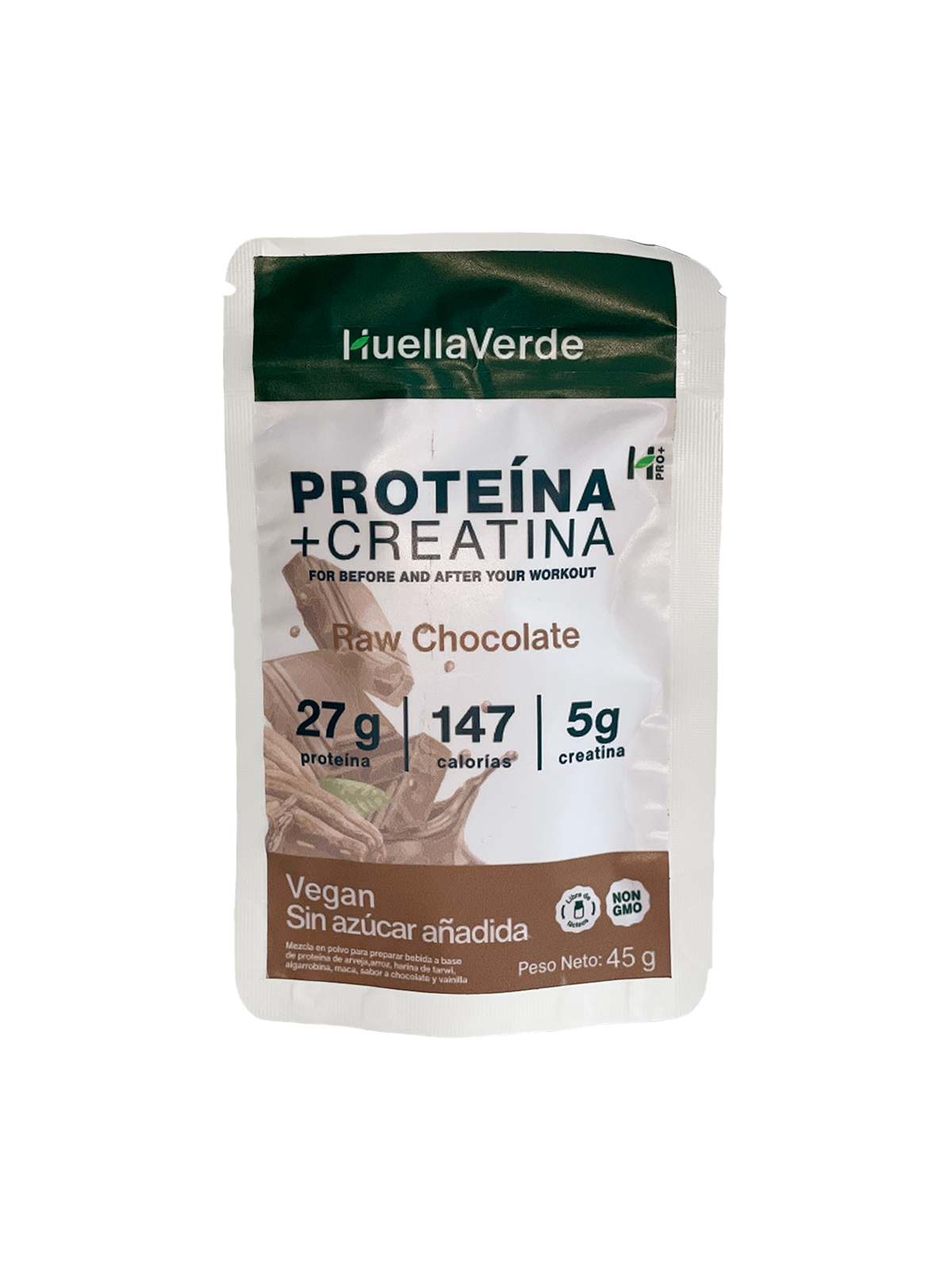 Proteína Raw Chocolate + Creatina 45 gr
