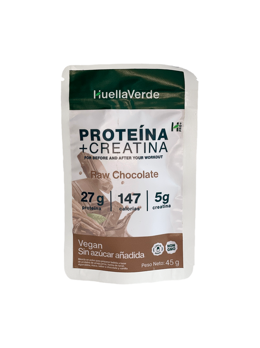 Proteína Raw Chocolate + Creatina 45 gr