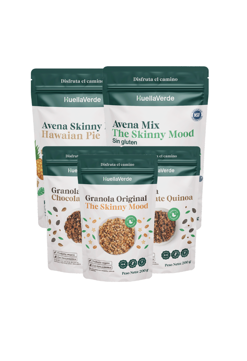 Pack Energía: 2 Avenas 400gr + 3 Granolas de 200gr