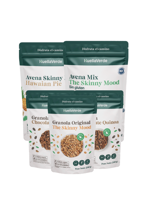 Pack Energía: 2 avenas de 400 gr + 3 granolas de 200 gr