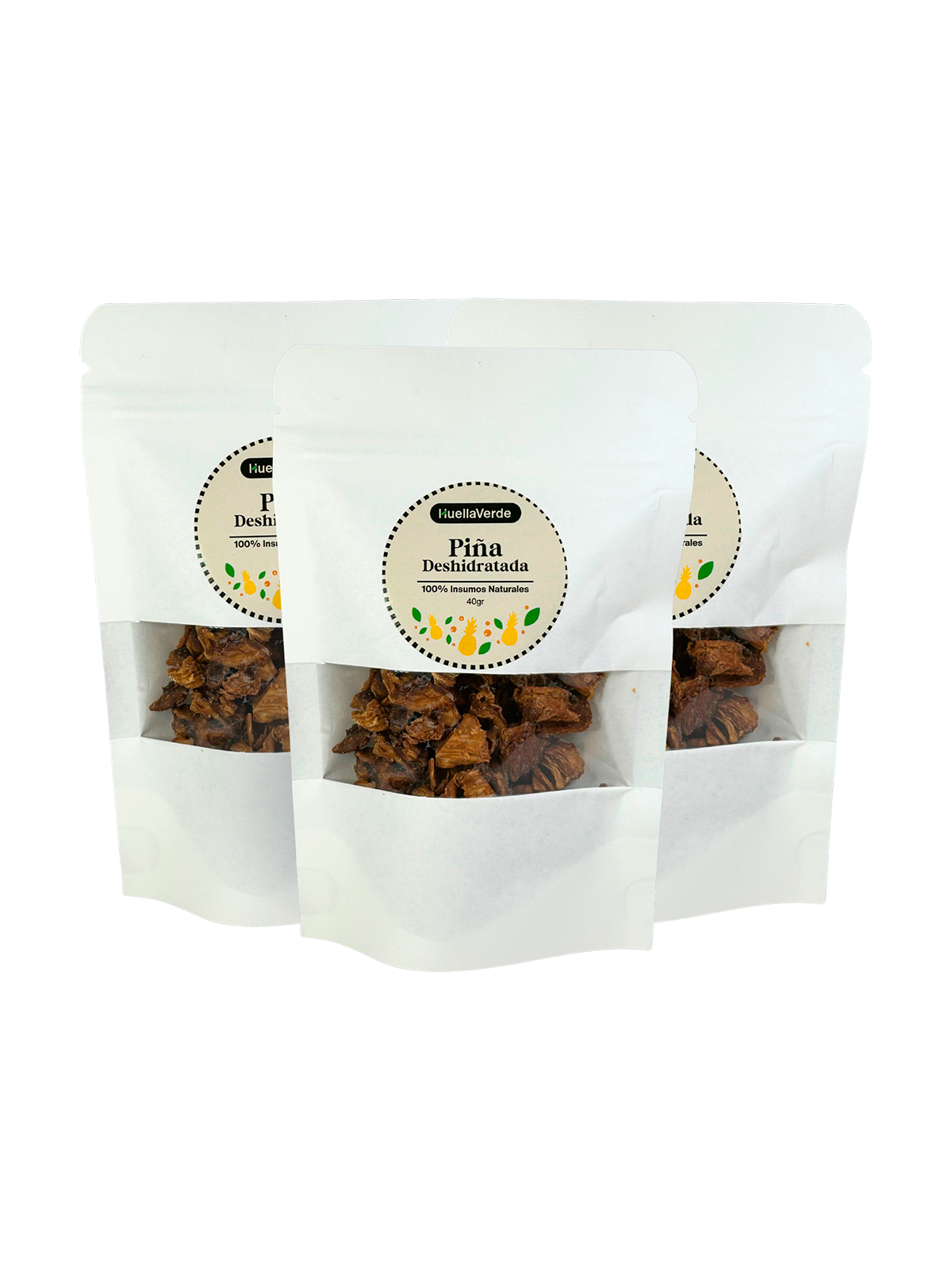 TriPack: Piña Deshidratada 40gr (3 und)