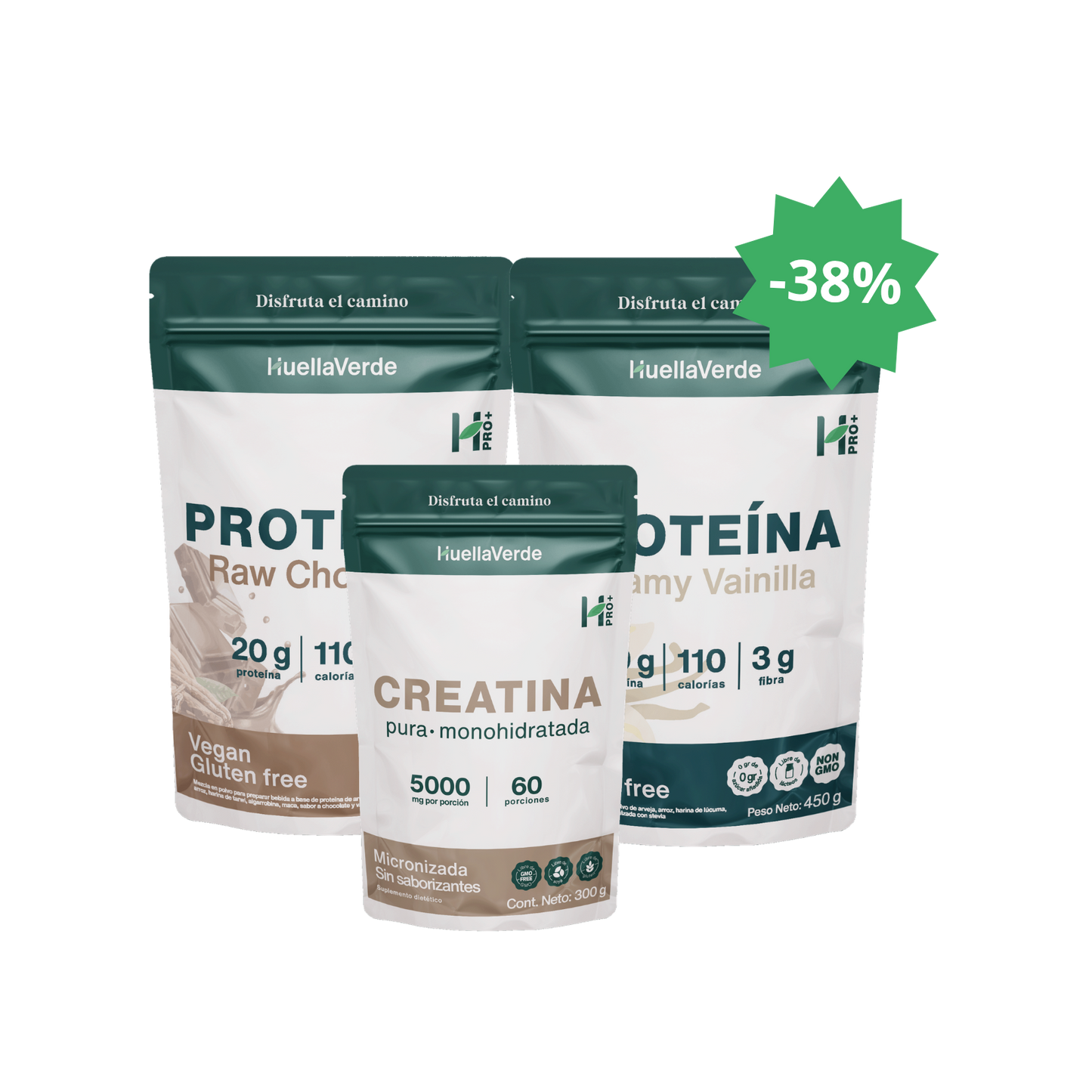 Pack 2 Proteínas + Creatina