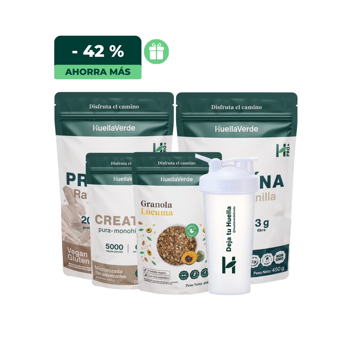 Pack Power: 2 Protes + Creatina + shaker