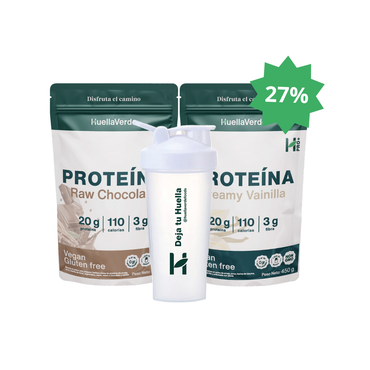 Pack 2 Proteínas + 01 Shaker HV