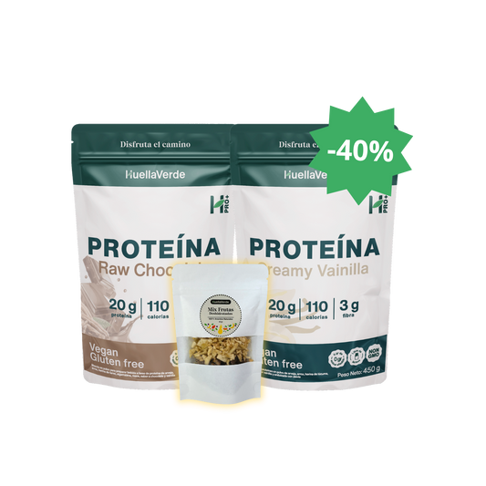 Pack Fitness: 2 Proteínas + snack