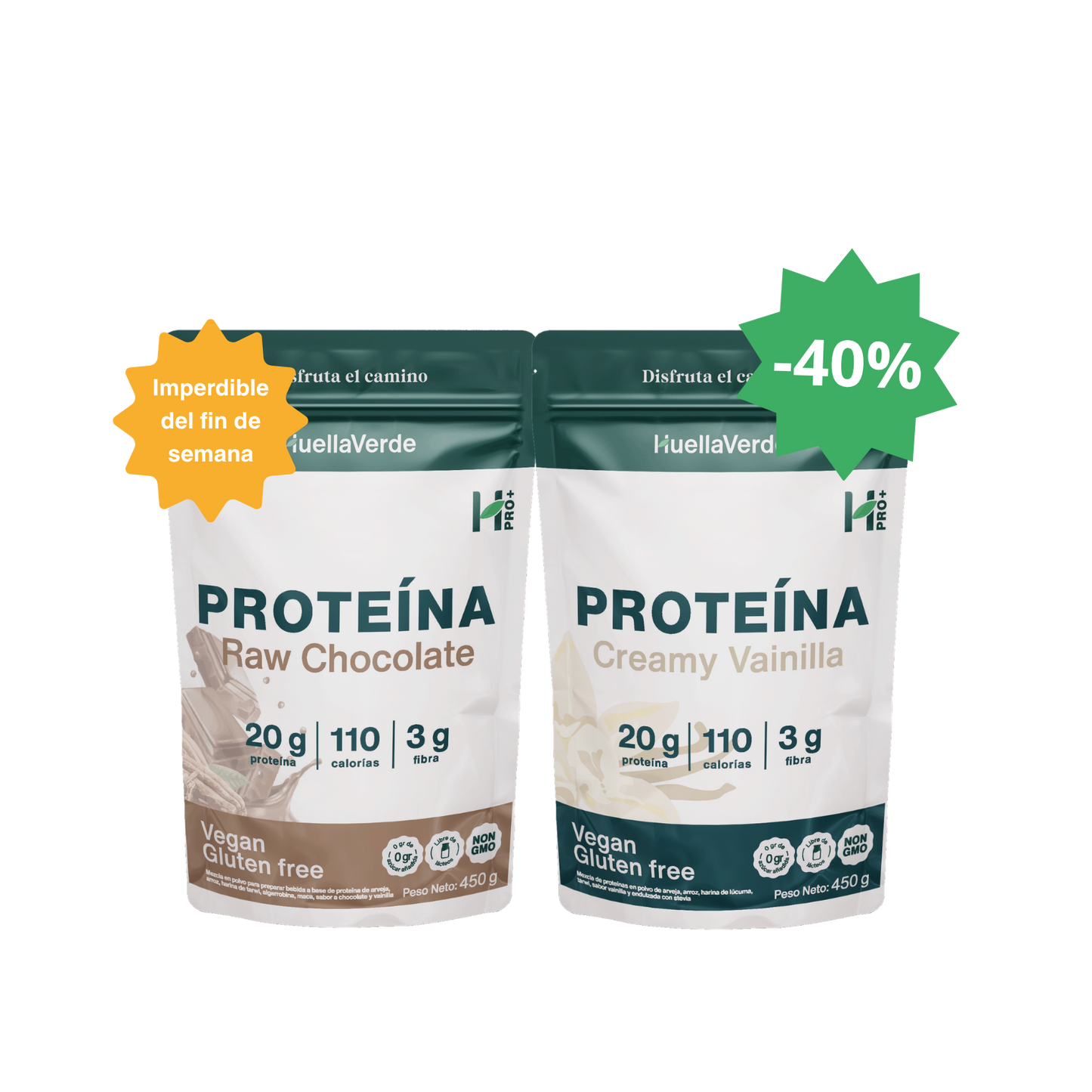 Pack Finde: 2 Proteínas 40% off