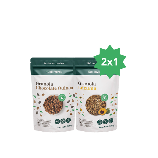 2x1 Granolas Chocolate y Lúcuma 200 gr