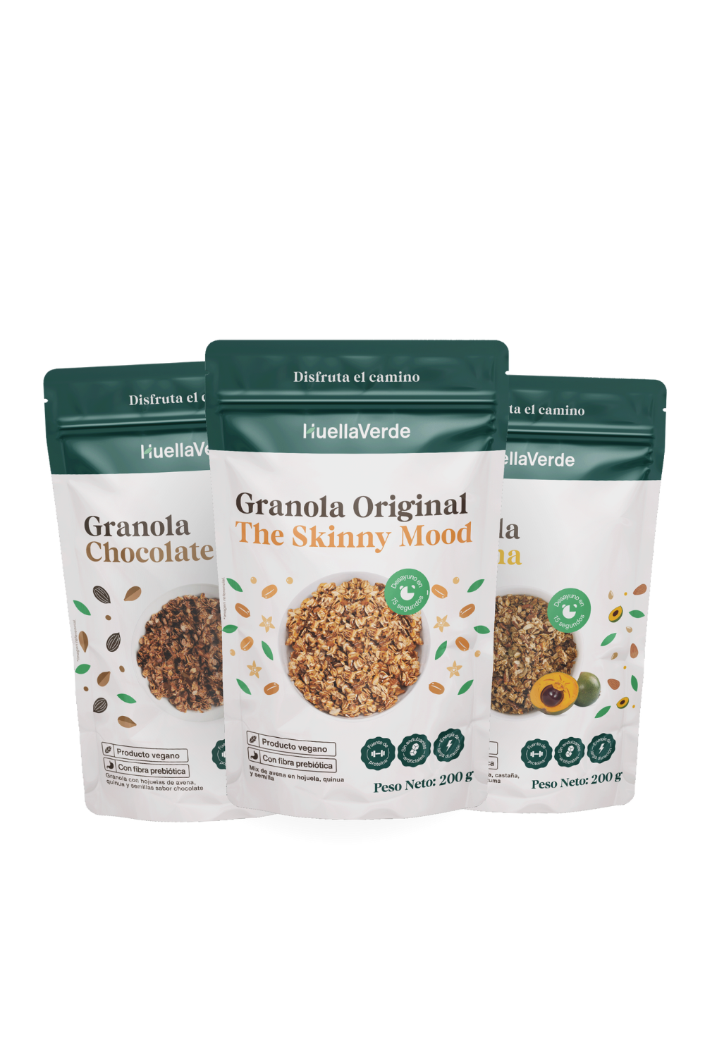 Tripack Granolas de 200gr