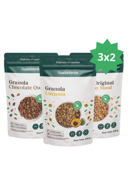 3x2 Granolas de 400gr