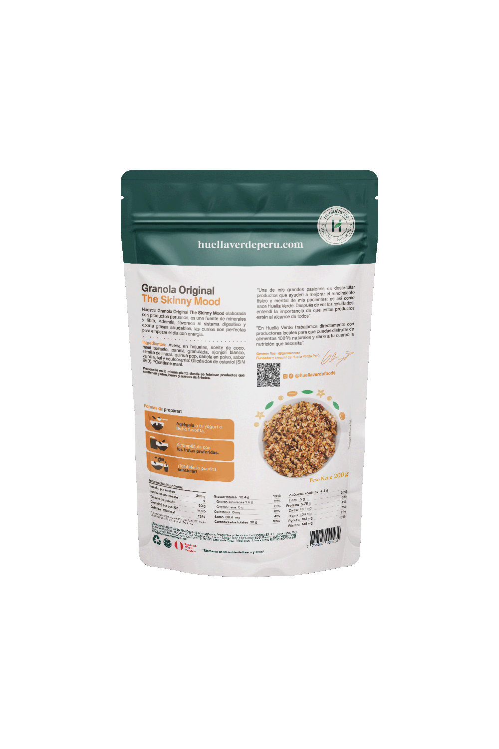 Granola Original Skinny Mood 200gr