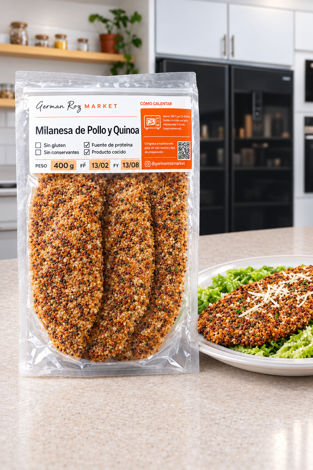 Milanesa de pollo - Pack x3 (500 gr)