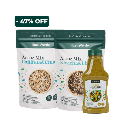 Pack Almuerzo: 2 Arroz Mix + 1 Salsa