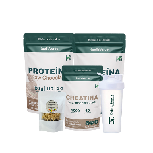Pack Power: 02 Proteínas + Creatina + Shaker HV + Snack
