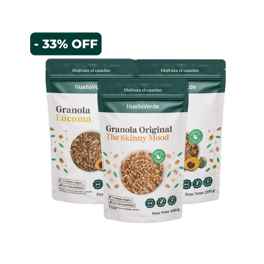 Tripack granolas 400gr