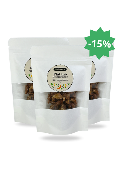 TriPack: Plátano Deshidratado 40gr (3und)