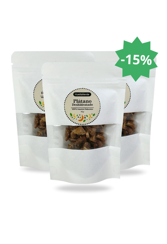 TriPack: Plátano Deshidratado 40gr (3und)