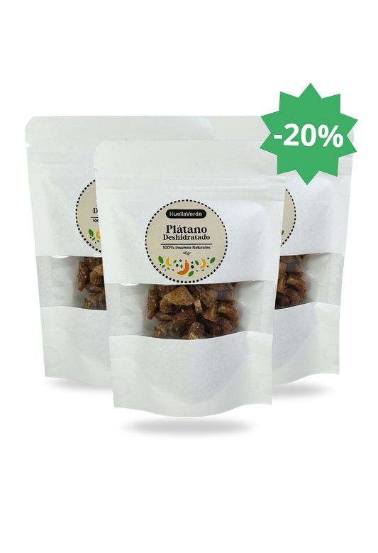 TriPack: Plátano Deshidratado 40gr (3und)