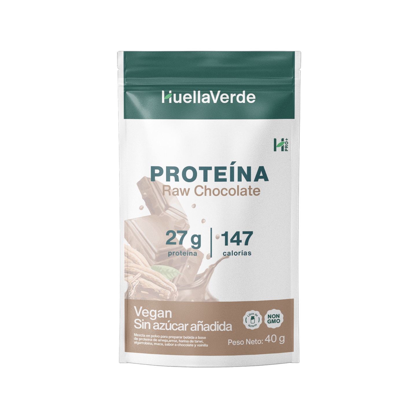 Proteína Raw Chocolate 40gr