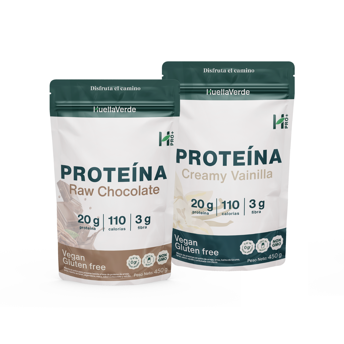 Pack 02 proteínas 450gr