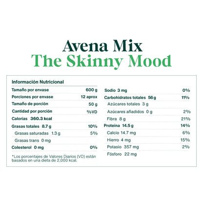 Avena Mix The Skinny Mood 600 gr