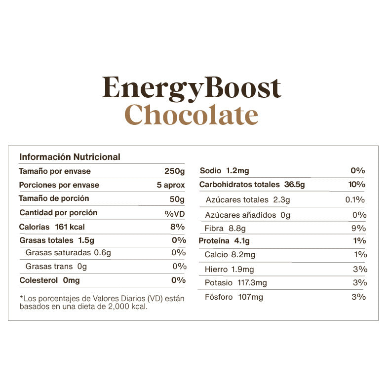 Energy Boost Chocolate 400 gr
