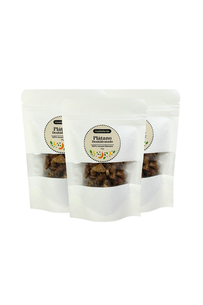 TriPack: Plátano Deshidratado 40gr (3und)