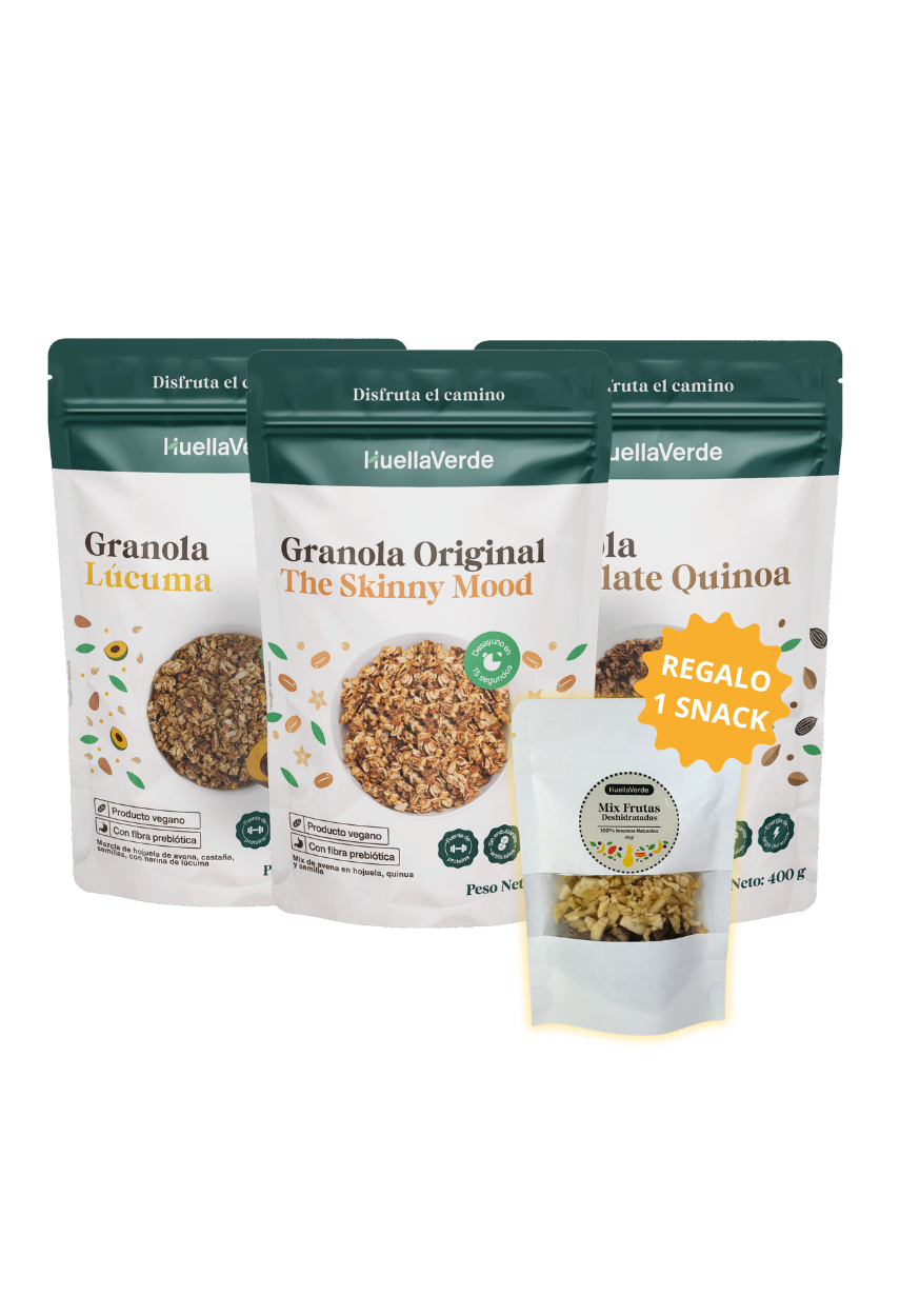 Tripack Granolas de 400 gr