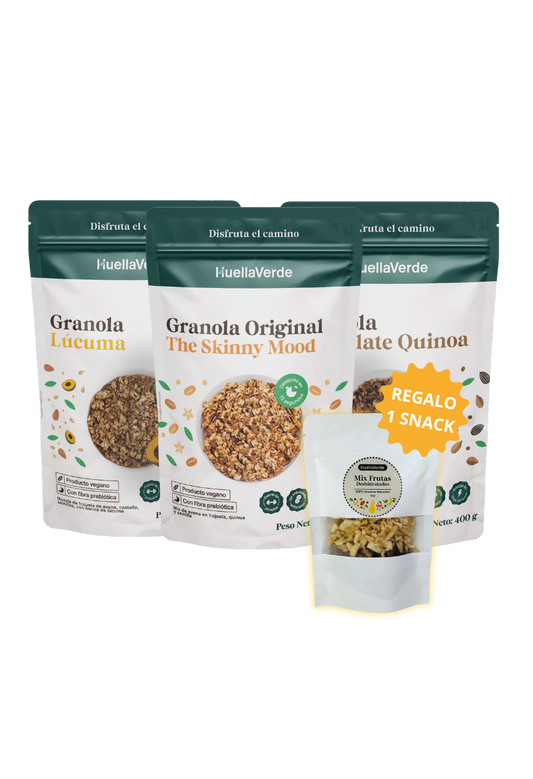 Tripack Granolas de 400 gr