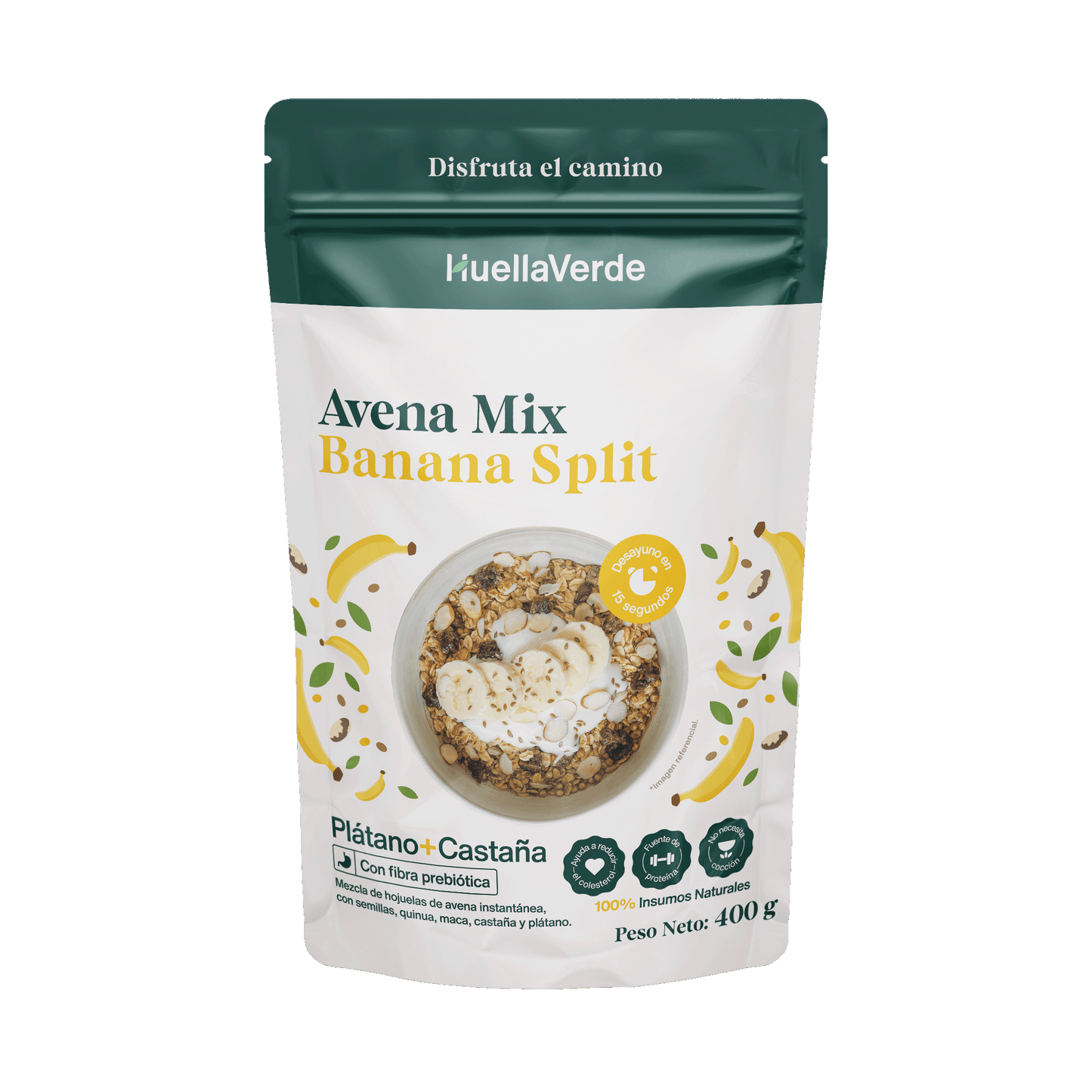 Avena Mix Banana Split 400gr