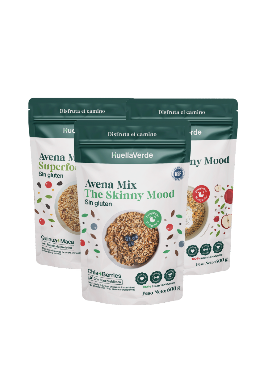 Tripack Avenas: 3 avenas de 600 gr