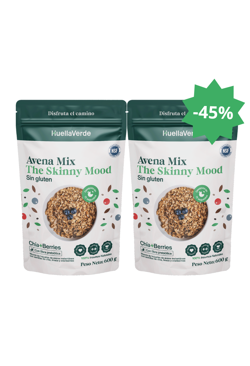 Pack Verano: 02 Avenas Skinny Mood 600gr